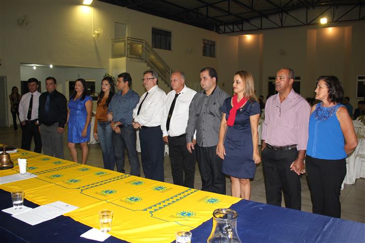  REUNIÃO FESTIVA DO LIONS CLUBE DE ABAETÉ E POSSE DOS NOVOS SÓCIOS DO LIONS CLUBE DE ABAETÉ NO DIA 28 DE ABRIL DE 2016