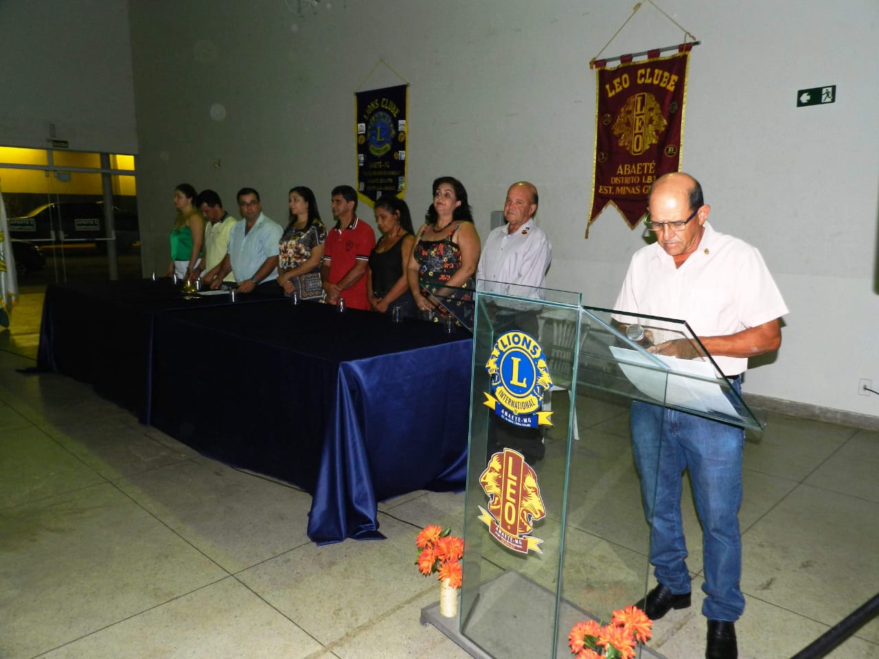  REUNIÃO FESTIVA DO LIONS CLUBE DE ABAETÉ NO DIA 28 DE SETEMBRO DE 2018