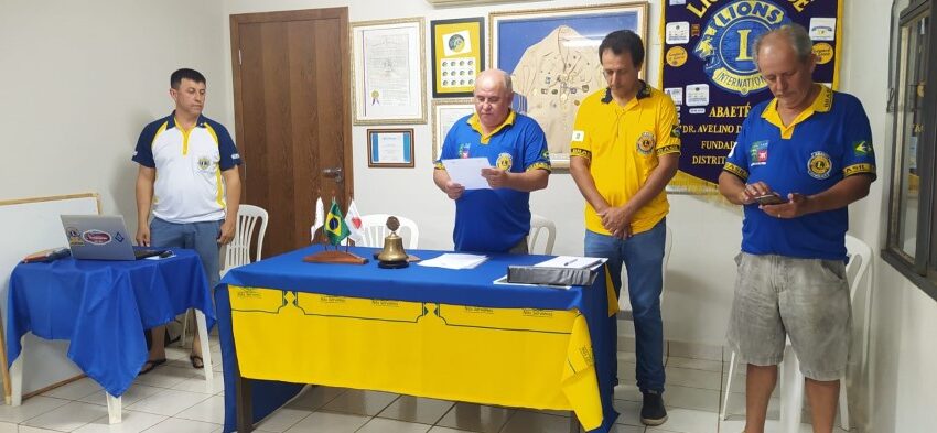  REUNIÃO DE SERVIÇO DO LIONS CLUBE DE ABAETÉ DR. AVELINO DIRINO ARRUDA, NO DIA 02 DE FEVEREIRO DE 2023