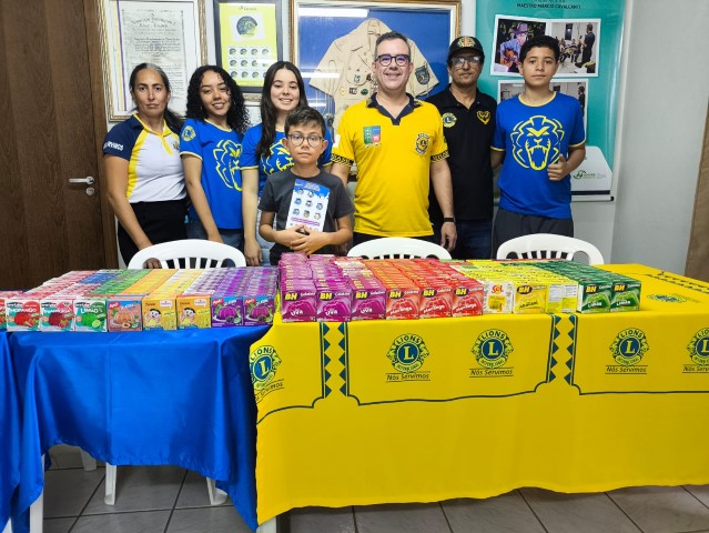  AÇÃO SOLIDÁRIA DO LIONS CLUBE DE ABAETÉ DR. AVELINO DIRINO ARRUDA , LEO CLUBE DE ABAETÉ, NO DIA 07 DE SETEMBRO DE 2025 – CAMPANHA GELATINA
